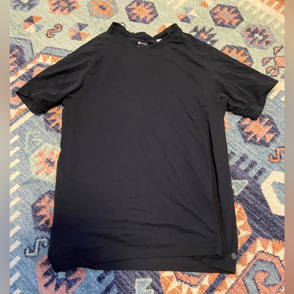Zella Large Work Out Shirt - Black